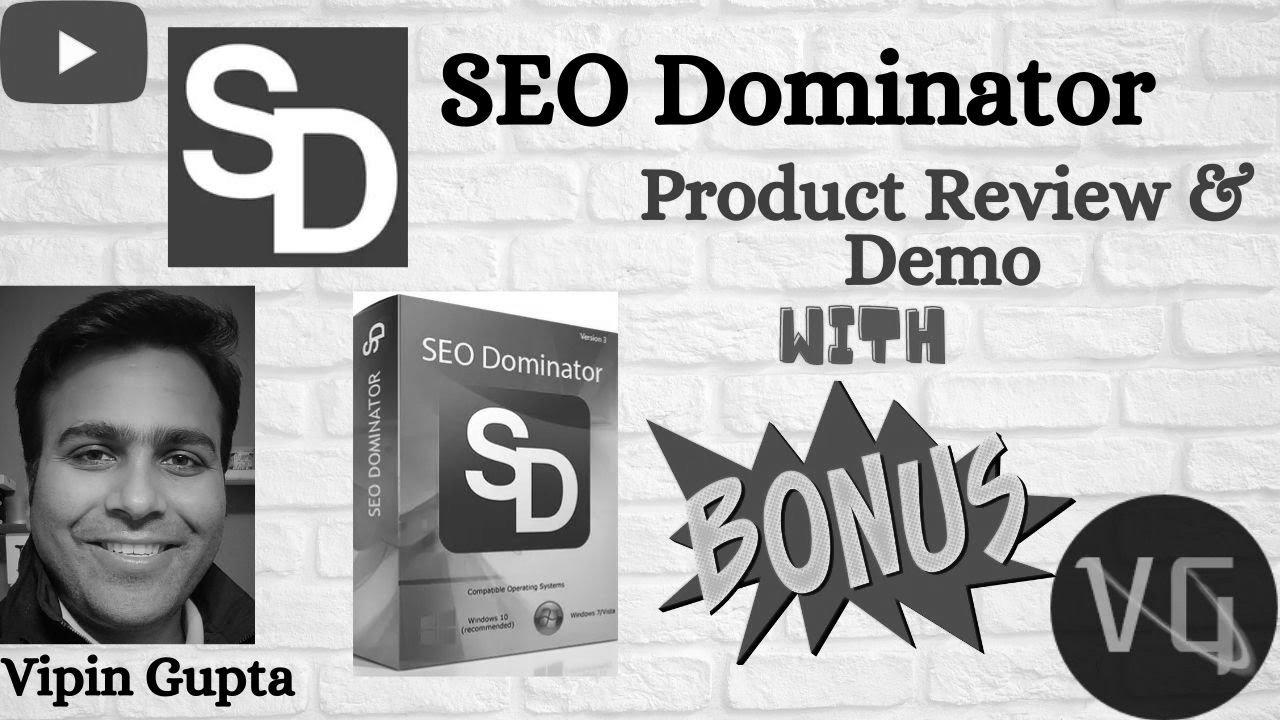 ✌️💰 ”search engine optimisation Dominator” Review 🛑 STOP!  Purchase it with my FREE BONUSES 🎁🎁 💰 ✌️