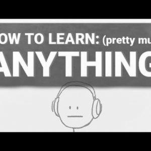 Easy methods to Learn: Fairly A lot Anything