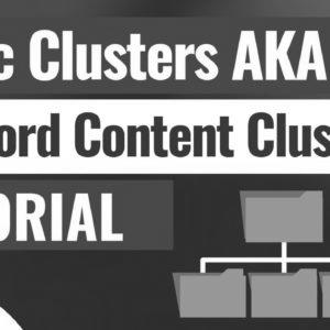 How you can Create Subject Clusters for SEO AKA Key phrase Content material Clusters