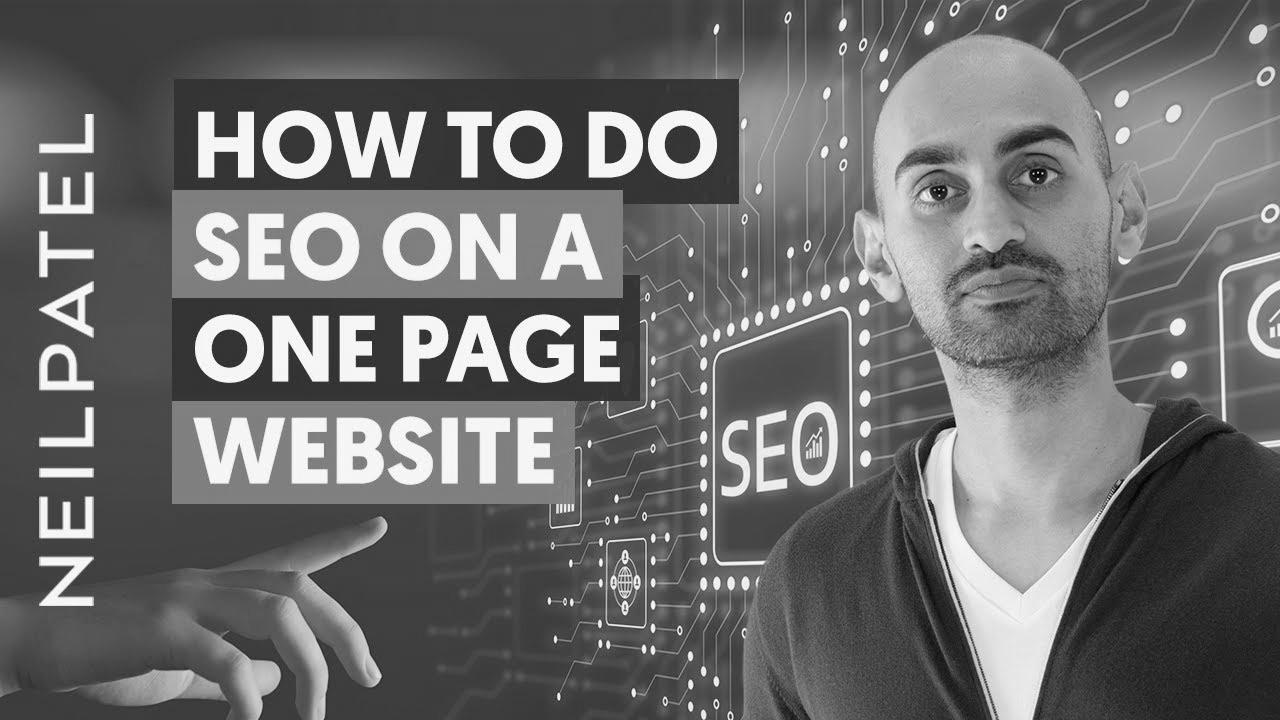 Learn how to do web optimization on a One Page Web site