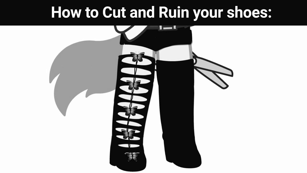 Easy methods to ruin your shoe in 10 seconds: 😀