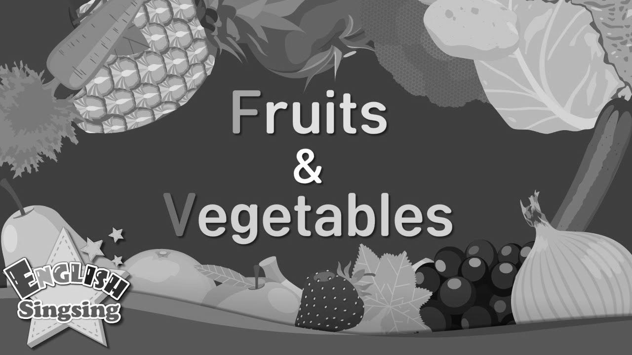 Kids vocabulary -[Old] Fruits & Greens – Learn English for kids – English instructional video