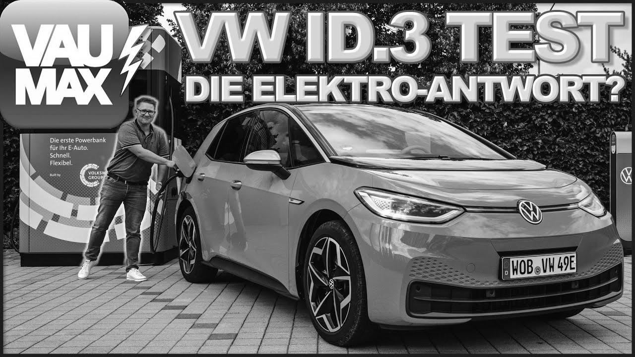 VW ID.3 – The electrical reply?  Driving report, know-how & functions in test |  VAUMAXtv