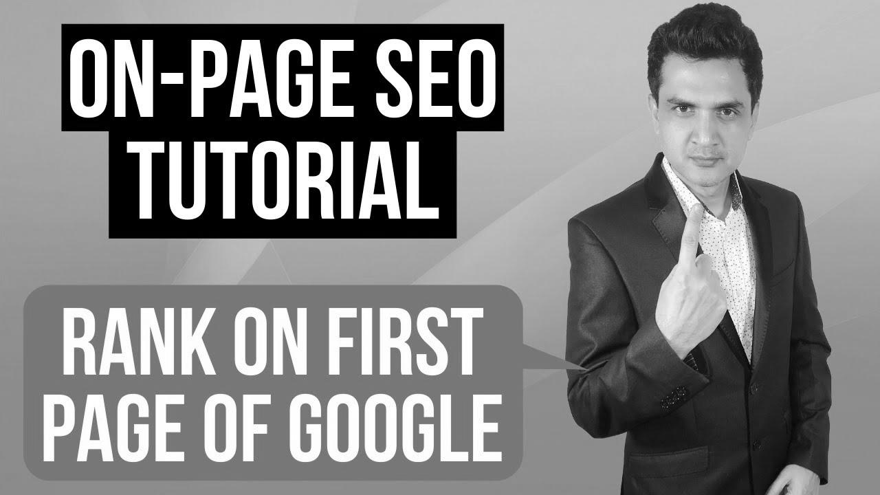 On-page SEO Tutorial – Rank Any Website or Blog on 1st Page of Google in 2020 |  Pritam Nagrale