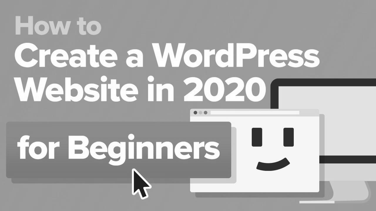 How To Create A WordPress Website [2020] For Freshmen + web optimization!