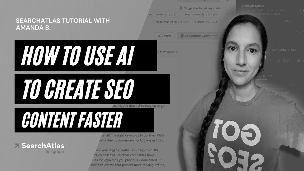 Easy methods to Use AI to Create SEO Content material Faster |  Search Atlas Tutorial