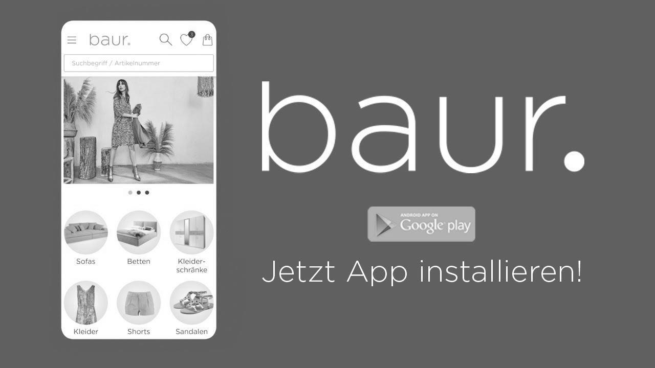 Trend, living & expertise – the BAUR app