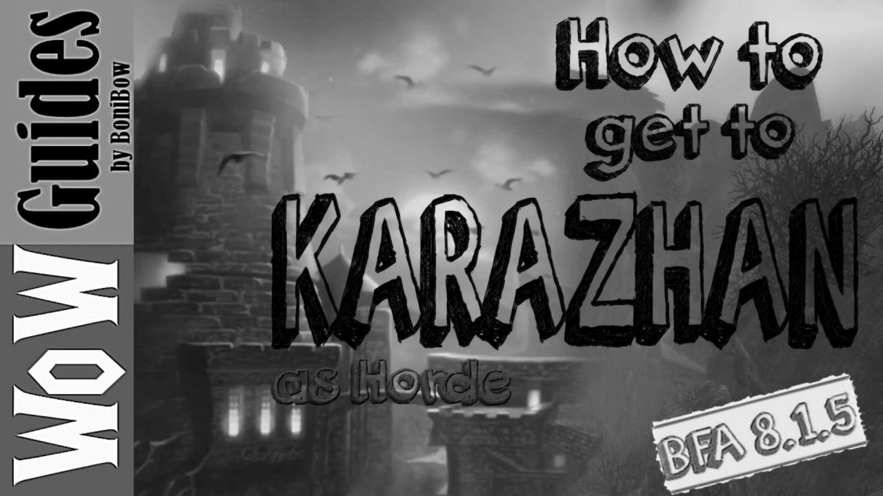 Methods to get to Karazhan (Learn the txt beneath the video for Shadowlands)